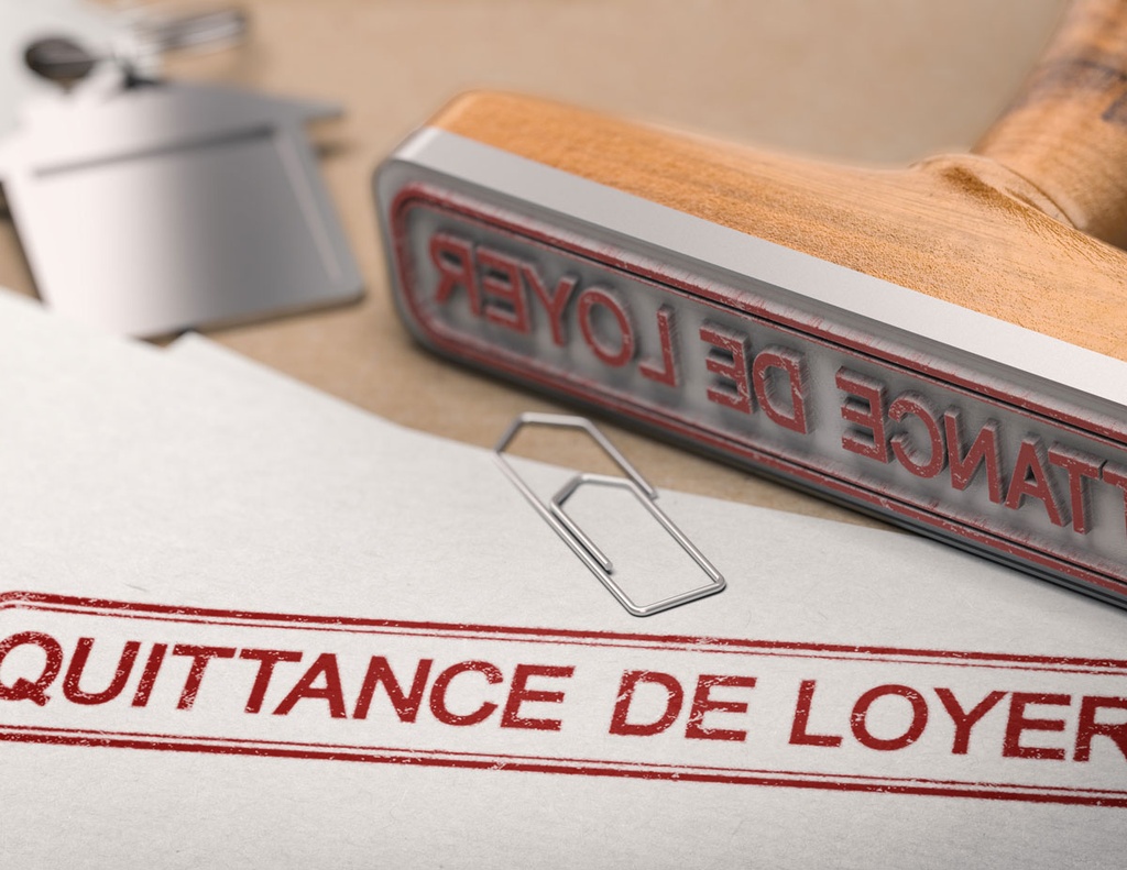 Carnet de 100 quittances de loyer